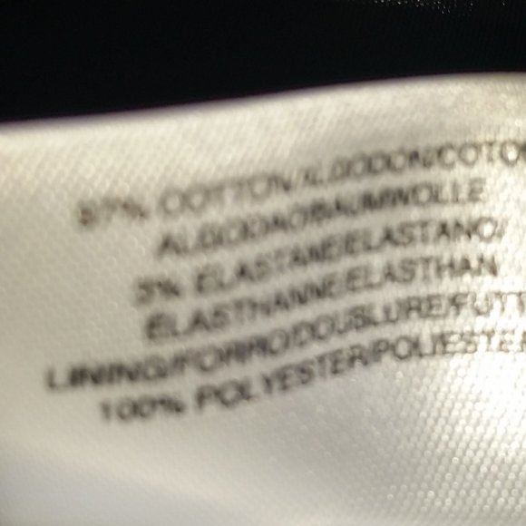 Jones New York stretch black and sky blue zippered jacket NWOT - Picture 6 of 6